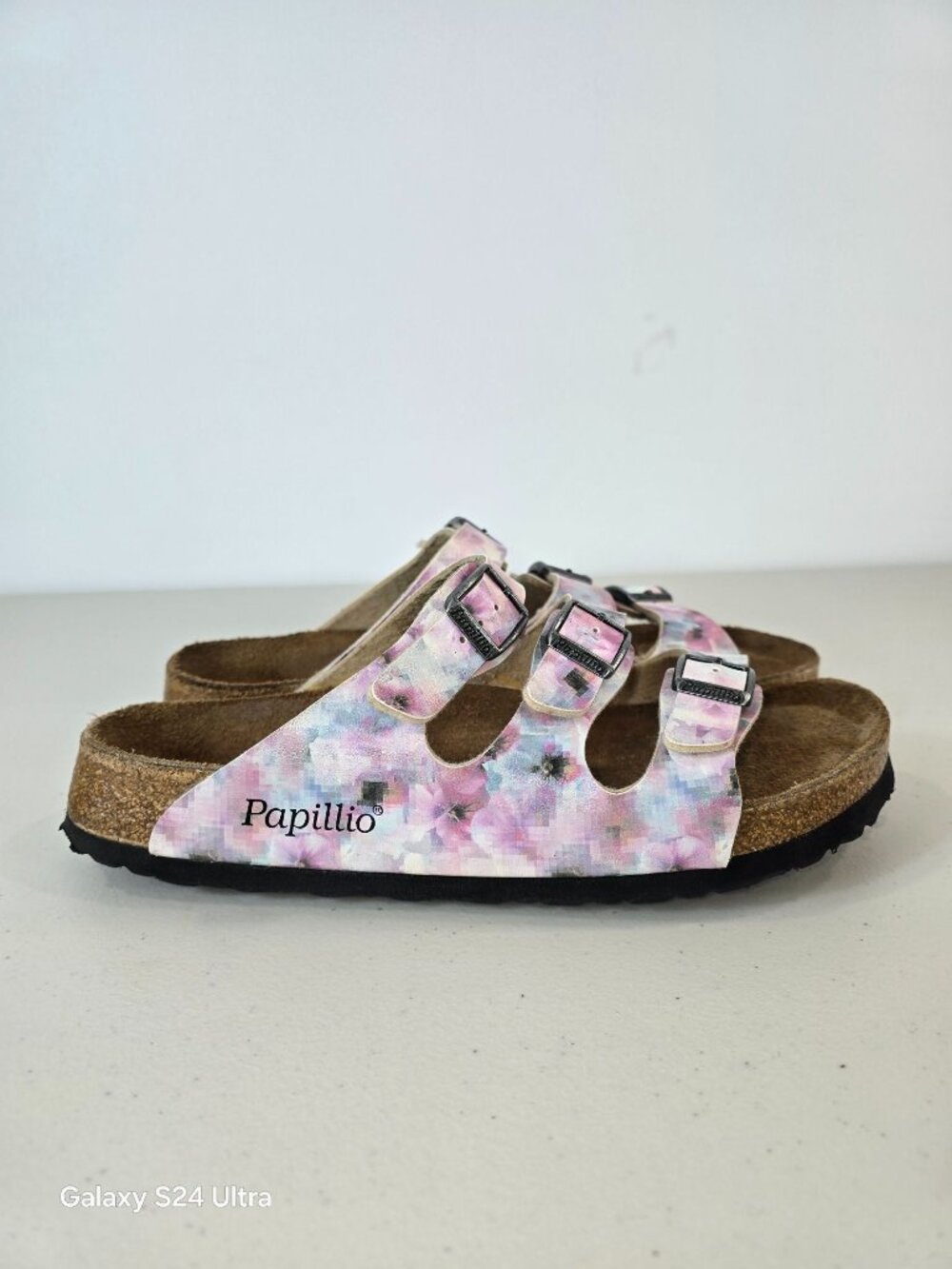 Papillio Florida sandals with rose pattern women's size 10 - Picture 3 of 9